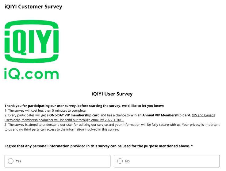 Survey results